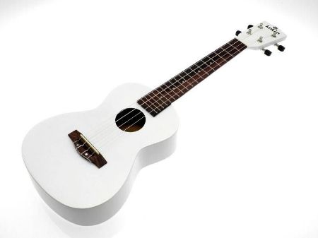 Slika Koki'o linden concert ukulele white w/bag