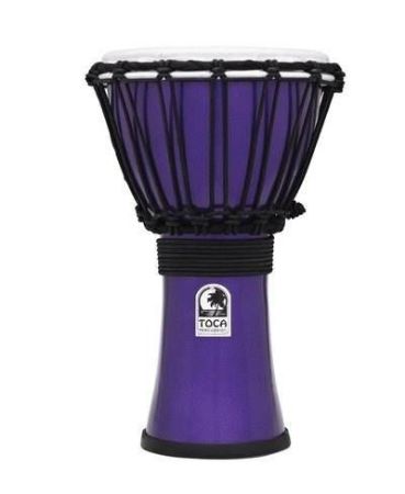 TOCA DJEMBE 7'' FREESTYLE COLORSOUND TFCDJ-7MI METALLIC INDIGO