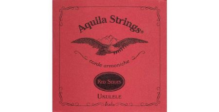 Aquila Red Series Ukulele Set, GCEA Soprano, high-G