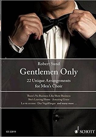 Slika GENTLEMEN ONLY 22 UNIQUE ARR.FOR MEN'S CHOIR