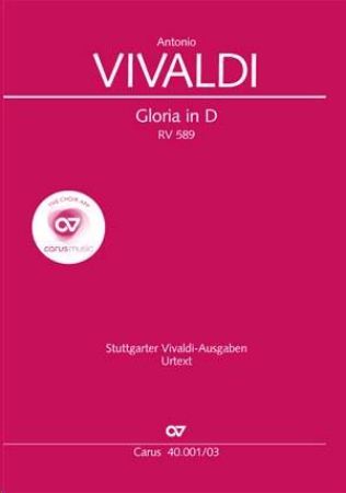 VIVALDI:GLORIA IN D RV 589 VOCAL SCORE