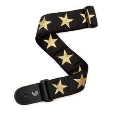 Slika PAS ZA KITARO PLANET WAVES Woven Guitar Strap, Gold Star 