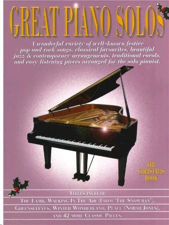 GREAT  PIANO SOLOS THE CHRISTMAS BOOK