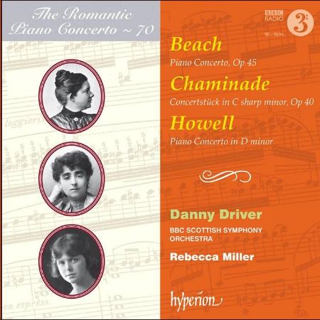 Slika BEACH,CHAMINADE,HOWELL:PIANO CONCERTOS/MILLER