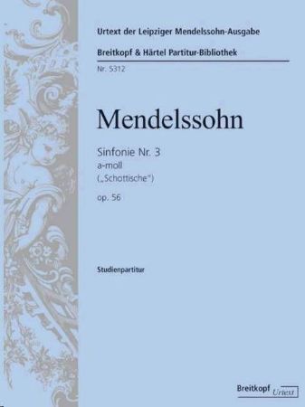 MENDELSSOHN:SINFONIE NO.3 STUDY SCORE