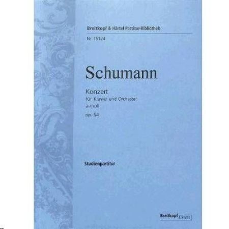 SCHUMANN:CONCERTO FOR PIANO OP.54 STUDY SCORE