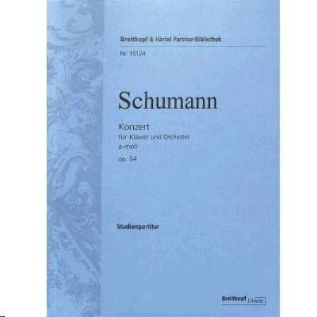 Slika SCHUMANN:CONCERTO FOR PIANO OP.54 STUDY SCORE