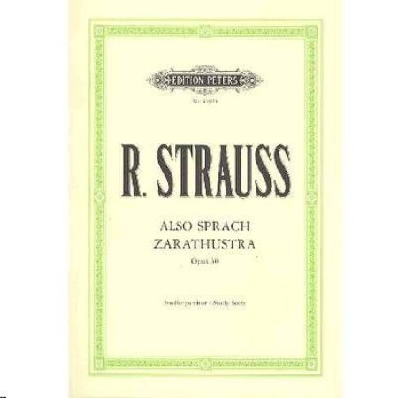 Slika STRAUSS R.:ALSO SPRACH ZARATHUSTRA STUDY SCORE