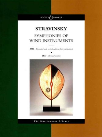 STRAVINSKY:SYMPHONIES OF WIND INSTRUMENTS SCORE