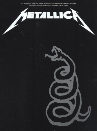 Slika METALICA BLACK BOOK GUITAR TAB