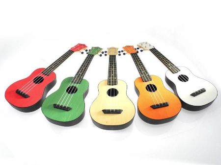 Slika ALLAN sopran ukulele White w/bag