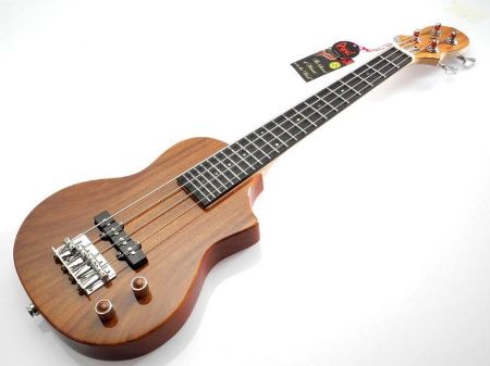 Big Island električni ukulele bass akacija w/bag
