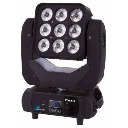 Slika SAGITTER Matrix 3x3 moving head PIXUS 9 9x10W led RGBW/FC pixel control