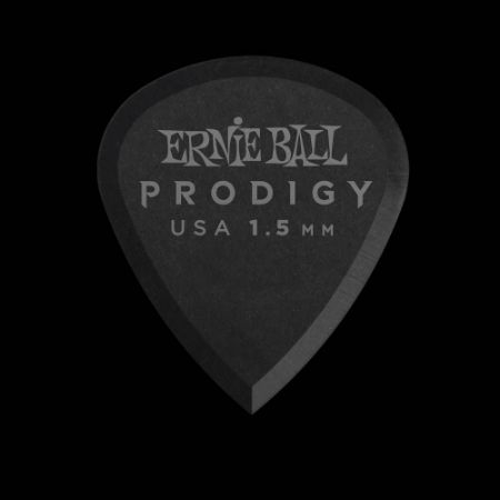 Slika DRSALICA - TRZALICA ERNIE BALL 1.5mm Black Mini Prodigy Picks 6-Pack 9200