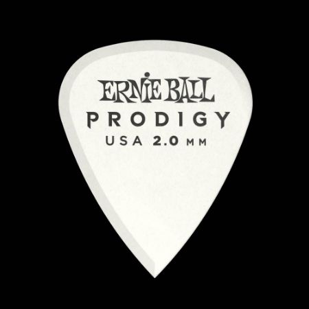 DRSALICA - TRZALICA ERNIE BALL 2.0mm White Standard Prodigy Picks 6-Pack 9202