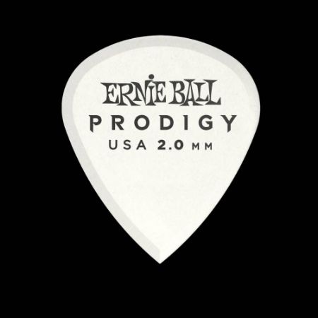 Slika DRSALICA - TRZALICA ERNIE BALL 2.0mm White Mini Prodigy Picks 6-Pack 9203