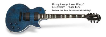 Slika EPIPHONE ELEKTRIČNA KITARA PROPHECY LP-CUSTOM PLUS EX MS