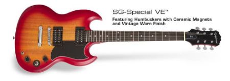 EPIPHONE ELEKTRIČNA KITARA SG SPECIAL VE Vintage Worn Heritage Cherry Sunburst