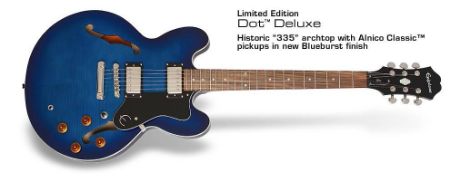 EPIPHONE EL.KITARA DOT DELUXE Limited Edition Bl