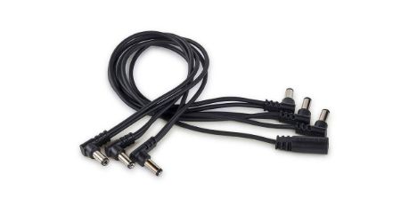 RockBoard Flat Daisy Chain Cable - 6 Outputs angled