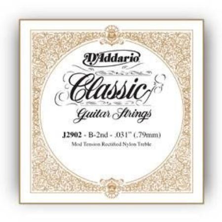 Struna D'Addario kitara Rectified Nylon 028/J30 1st Normal Tension J3001