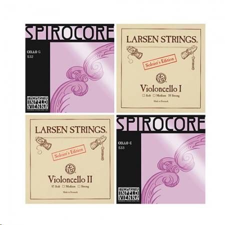 STRUNE ZA ČELO SET SPIROCORE/LARSEN SOLO - MEDIUM