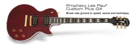 Slika EPIPHONE ELEKTRIČNA KITARA Les Paul CUSTOM PROPHECY PLUS GX BC