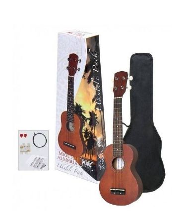 Slika Miguel J. Almeria Ukulele Pure-Series Sopran Pack PS502820