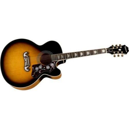 EPIPHONE ELEKTRO AKUSTIČNA KITARA J-200 EC STUDIO SUNBURST