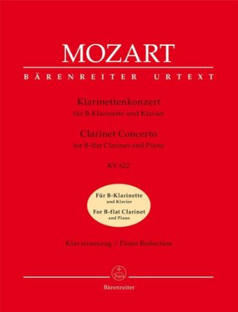 Slika MOZART:CLARINET CONCERTO KV622 B-FLAT FOR B-CLARINET