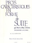 DUBOIS:PIECES CARACTERISTIQUES EN FORME DE SUITE NO.4 SAX