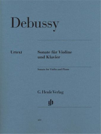 DEBUSSY:SONATA FOR VIOLIN AND PIANO