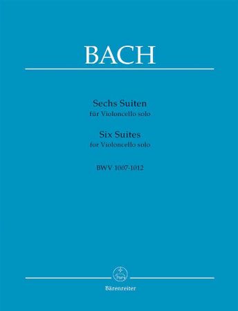 Slika BACH J.S:SIX SUITES BWV 1007-1012 FOR VIOLONCELLO SOLO