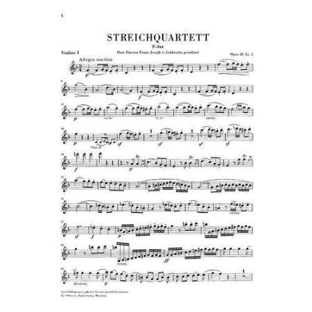 Slika BEETHOVEN:STRING QUARTETS  OP.18