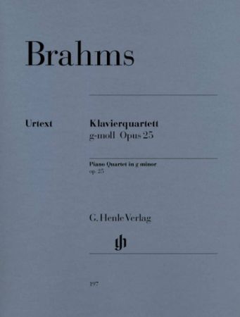 BRAHMS;KLAVIERQUARTETT G-MOLL OP.25