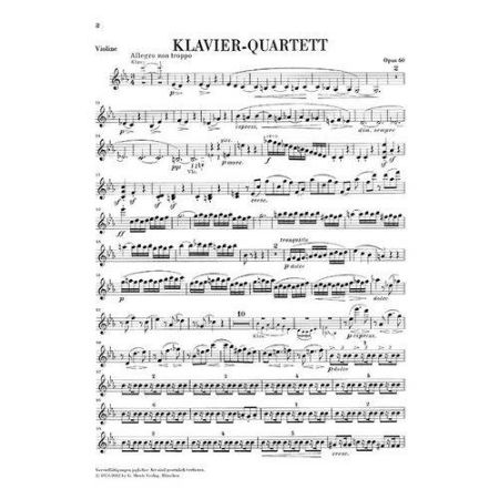 BRAHMS:PIANO QUARTETS