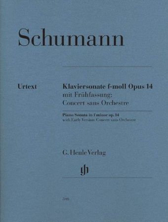 Slika SCHUMANN:KLAVIERSONATE F MOLL OP.14