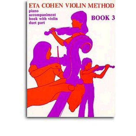 ETA COHEN'S:VIOLIN METHOD PIANO ACCOMPNIMENT 3