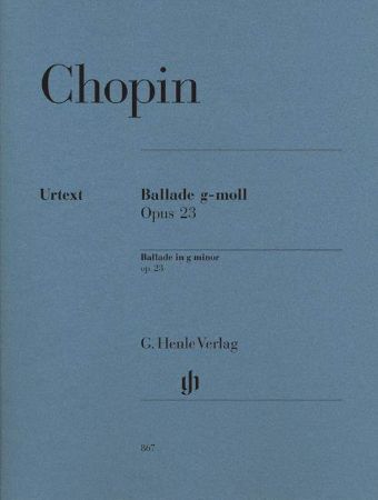 Slika CHOPIN:BALLADE G-MOLL OP.23