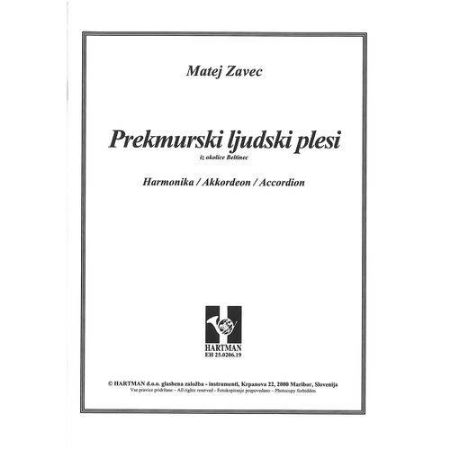 ZAVEC M;PREKMURSKI LJUDSKI PLESI,HARMONI