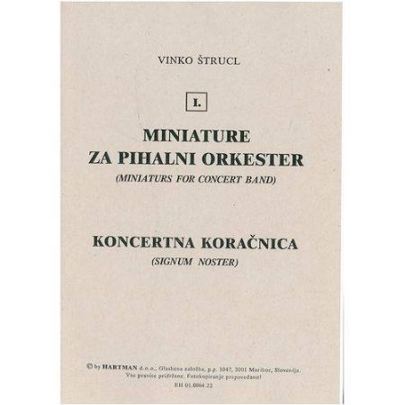 ŠTRUCL V.:MINIATURE/KONCERTNA KORAČNICA