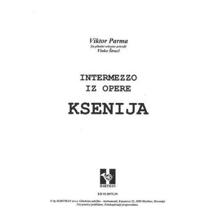 Slika PARMA VIKTOR:KSENIJA INTERMEZZO IZ OPERE