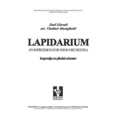 GLAVNIK EMIL:LAPIDARIUM