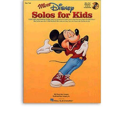 Slika MORE DISNEY SOLOS FOR KIDS+CD