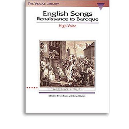 ENGLISH SONGS RENAISSANCE TO BAROQUE HIG