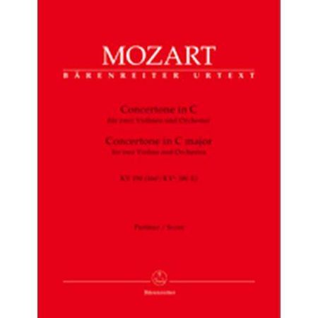 Slika MOZART:CONCERTONE IN C MAJOR SCORE