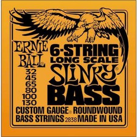 ERNIE BALL strune za bas kitaro SET 2838 BASS 032-130/6 strun