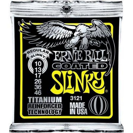 Slika ERNIE BALL strune za električno kitaro SET 3121 EL 010-046 TITANIUM