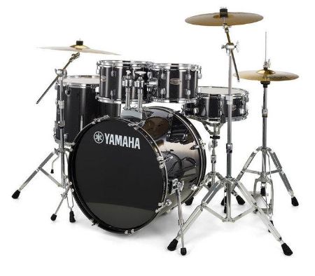 YAMAHA SET BOBNOV RYDEEN RDP2F5 BLACK GLITTER + Paiste set činel 101 14/16/20