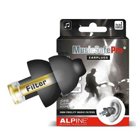 Čepki za ušesa Alpine musicsafe pro black edition